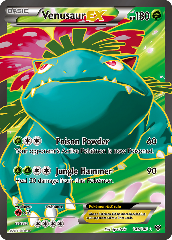 Venusaur EX (141/146) [XY: Base Set] - Pokémon