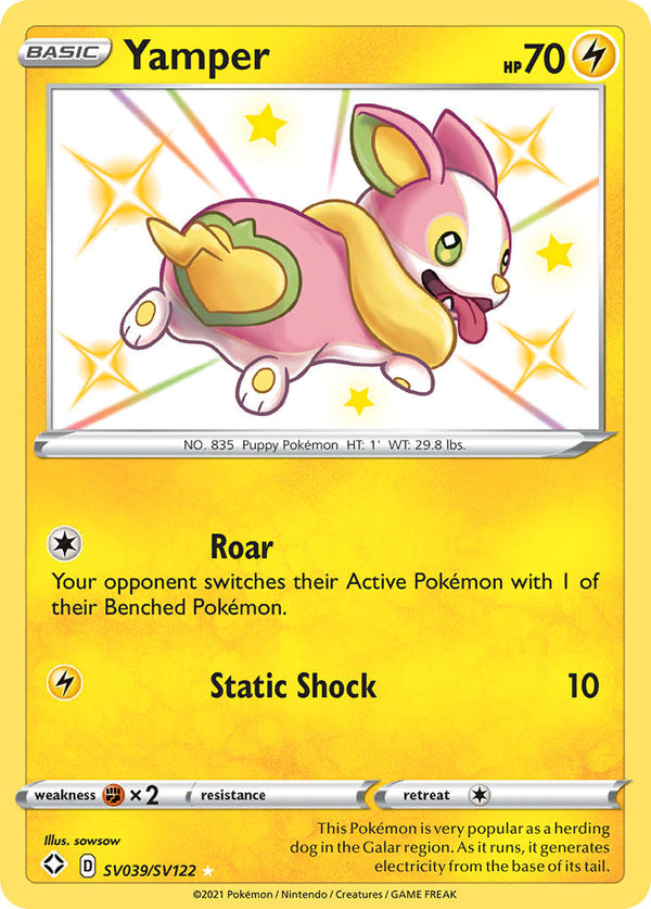 Yamper (SV039/SV122) [Sword & Shield: Shining Fates] - Pokémon