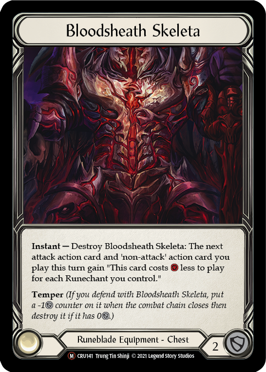 Bloodsheath Skeleta [CRU141] Unlimited Normal - Flesh And Blood