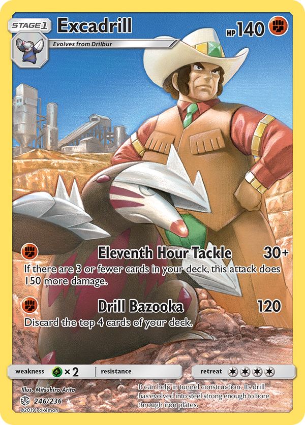 Excadrill (246/236) [Sun & Moon: Cosmic Eclipse] - Pokémon