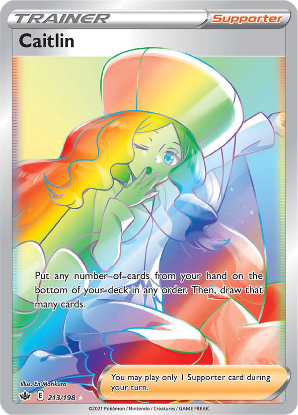 Caitlin (213/198) [Sword & Shield: Chilling Reign] - Pokémon
