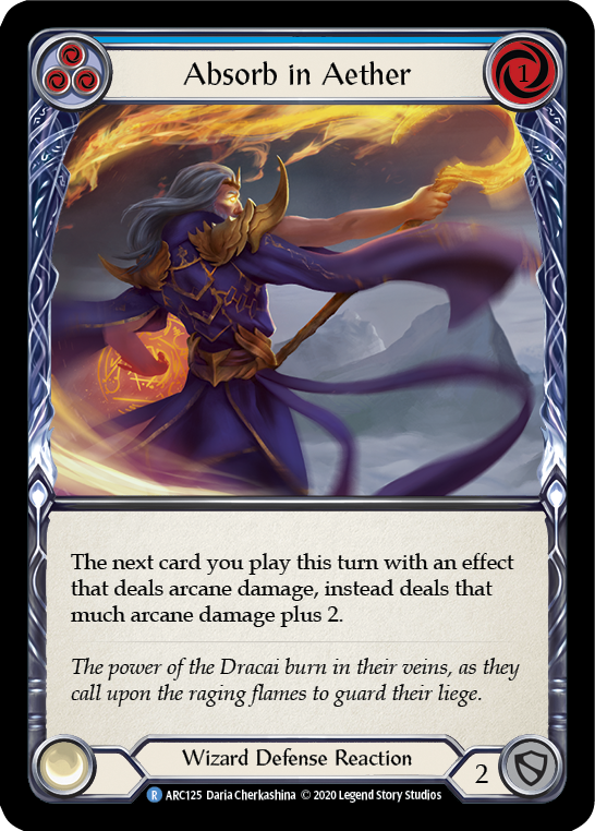 Absorb in Aether (Blue) [ARC125] Unlimited Normal - Flesh And Blood