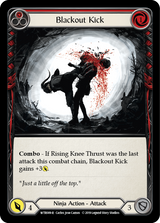 Blackout Kick (Red) [WTR089-R] Alpha Print Rainbow Foil - Flesh And Blood