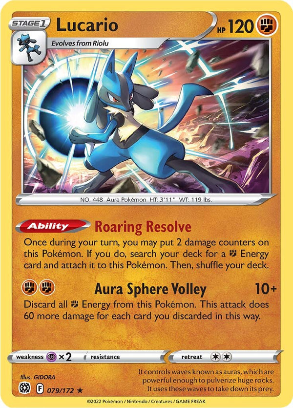 Lucario (079/172) [Sword & Shield: Brilliant Stars] - Pokémon