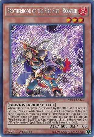 Brotherhood of the Fire Fist - Rooster [MP14-EN120] Secret Rare