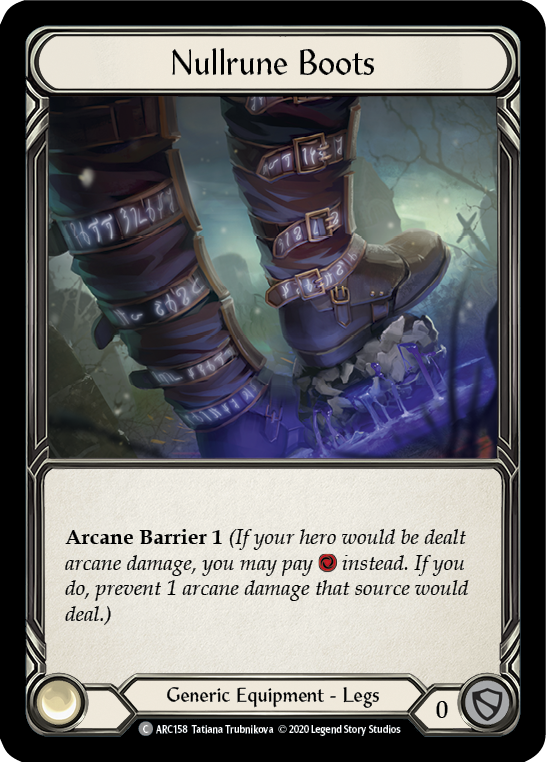Nullrune Boots [ARC158] Unlimited Normal