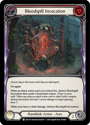 Bloodspill Invocation (Red) [ARC106] Unlimited Normal