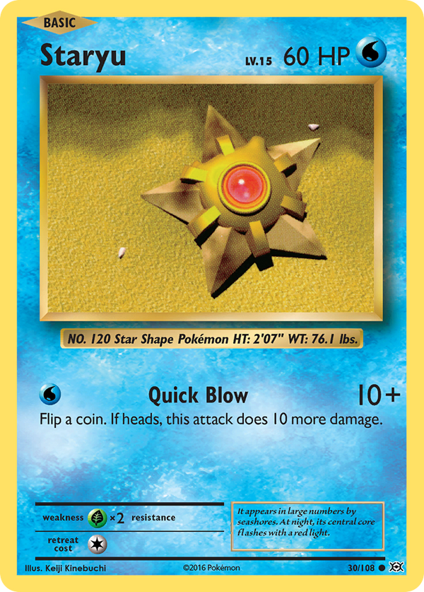 Staryu (30/108) [XY: Evolutions] - Pokémon