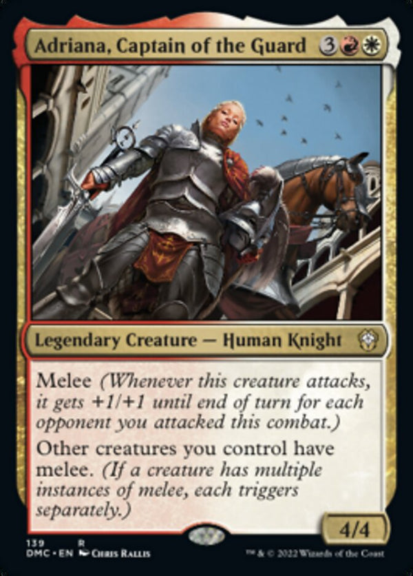 Adriana, Captain of the Guard [Dominaria United Commander] - Magic: The Gathering