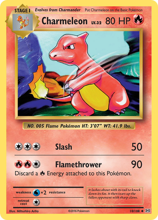 Charmeleon (10/108) [XY: Evolutions] - Pokémon