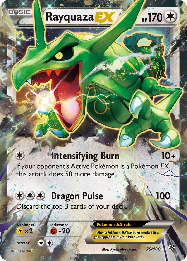 Rayquaza EX (75/108) [XY: Roaring Skies] - Pokémon