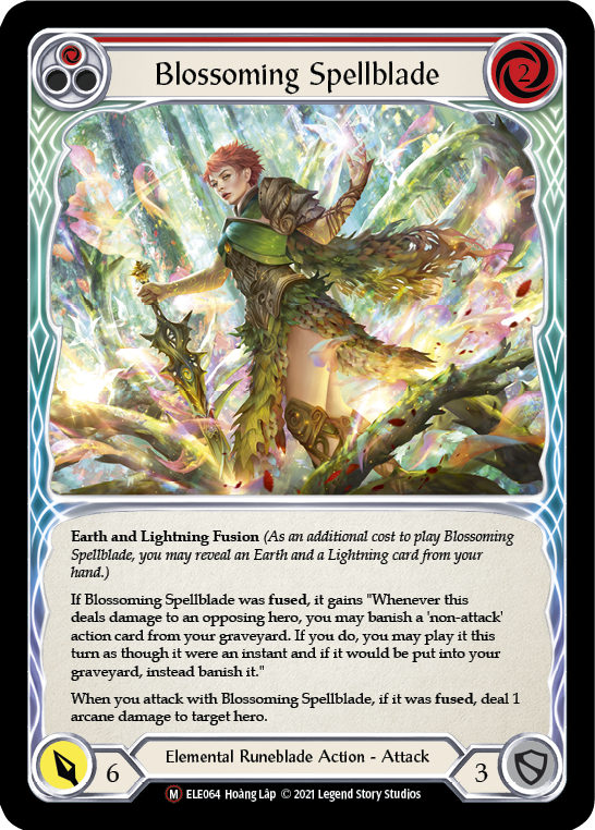 Blossoming Spellblade [U-ELE064] Unlimited Normal - Flesh And Blood