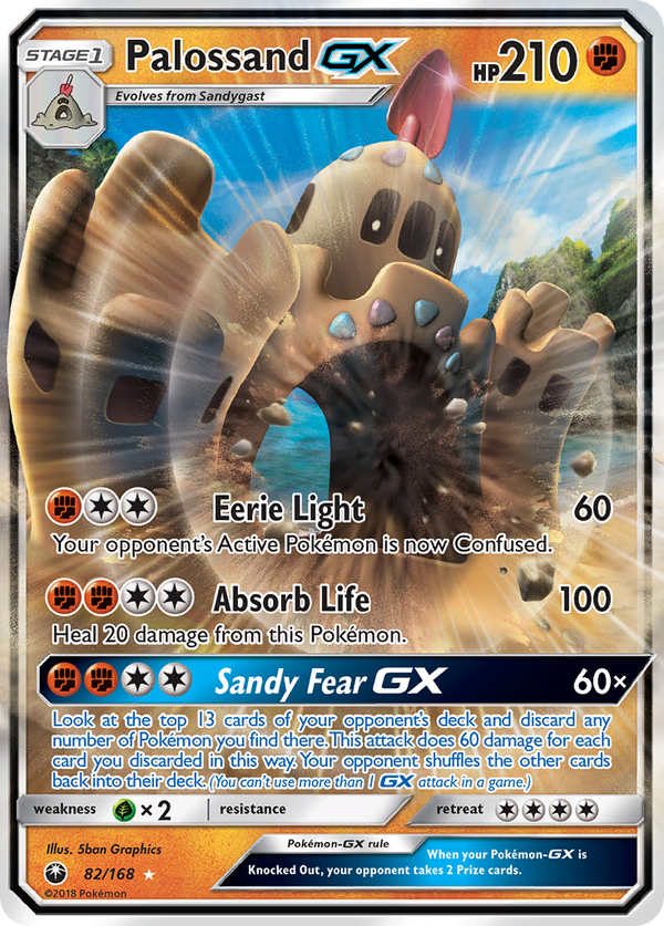 Palossand GX (82/168) [Sun & Moon: Celestial Storm] - Pokémon