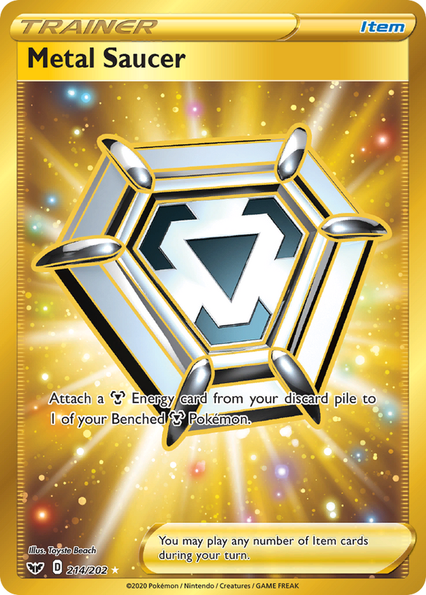 Metal Saucer (214/202) [Sword & Shield: Base Set] - Pokémon
