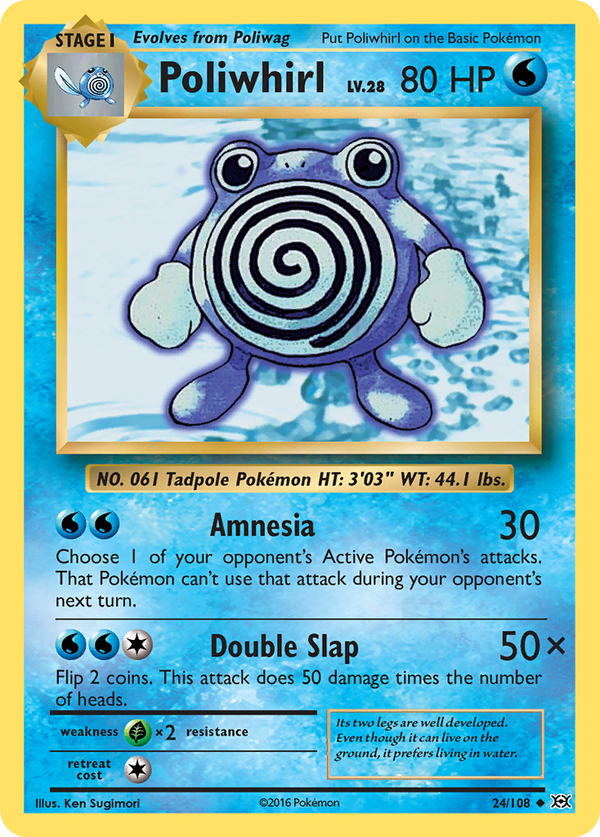 Poliwhirl (24/108) [XY: Evolutions] - Pokémon