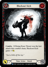 Blackout Kick (Blue) [U-WTR091] (Welcome to Rathe Unlimited)  Unlimited Rainbow Foil - Flesh And Blood
