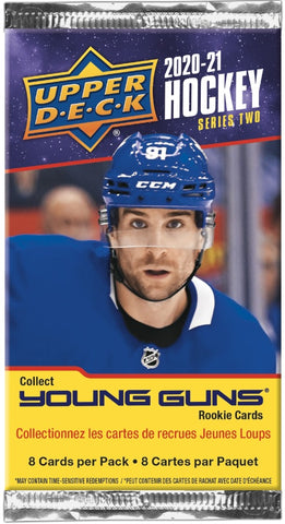 Upper Deck 2020-21 Hockey Series 2 Retail Booster Pack