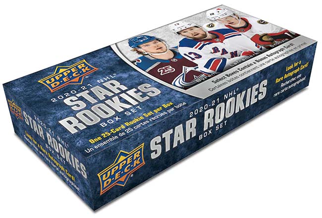 Upper Deck 2020-21 Hockey Stars Rookies Box Set