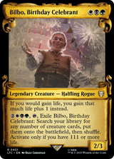Bilbo, Birthday Celebrant [The Lord of the Rings: Tales of Middle-Earth Commander Showcase Scrolls] - Magic: The Gathering