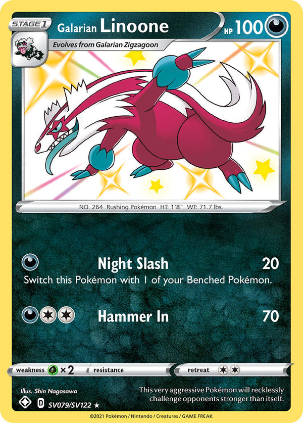 Galarian Linoone (SV079/SV122) [Sword & Shield: Shining Fates] - Pokémon