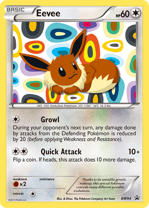 Eevee (BW94) [Black & White: Black Star Promos] - Pokémon