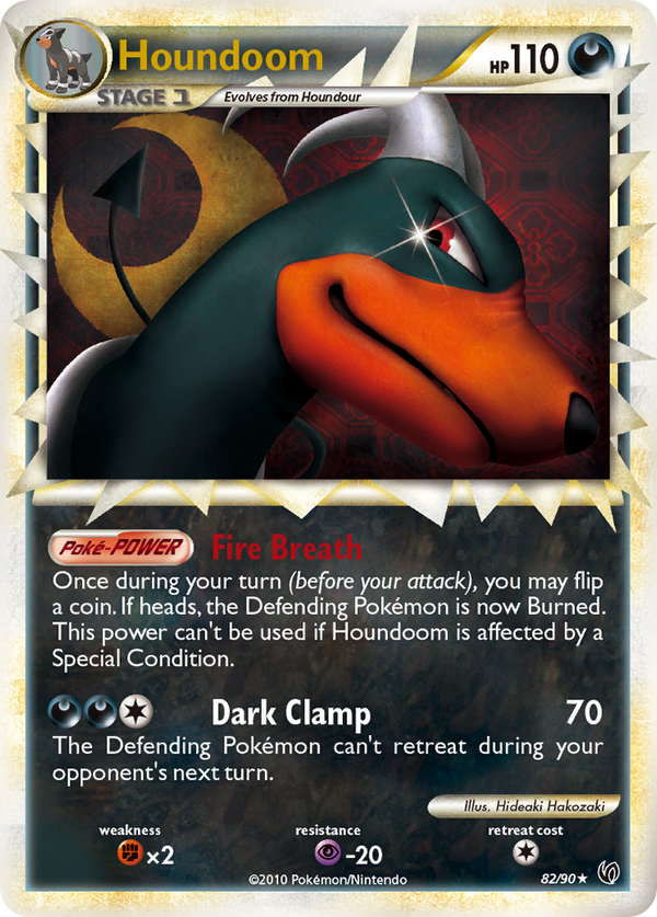 Houndoom (82/90) [HeartGold & SoulSilver: Undaunted] - Pokémon