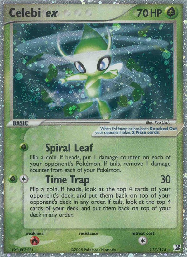 Celebi ex [Unseen Forces] - GRADED - PSA 7