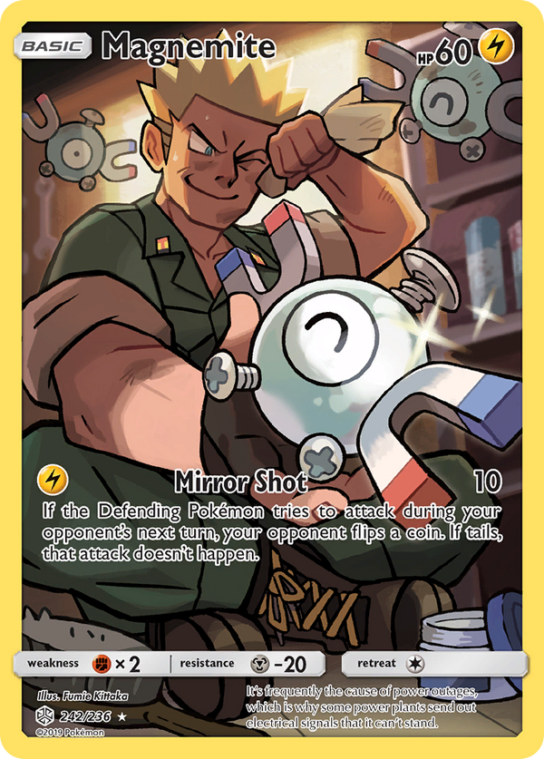 Magnemite (242/236) [Sun & Moon: Cosmic Eclipse] - Pokémon