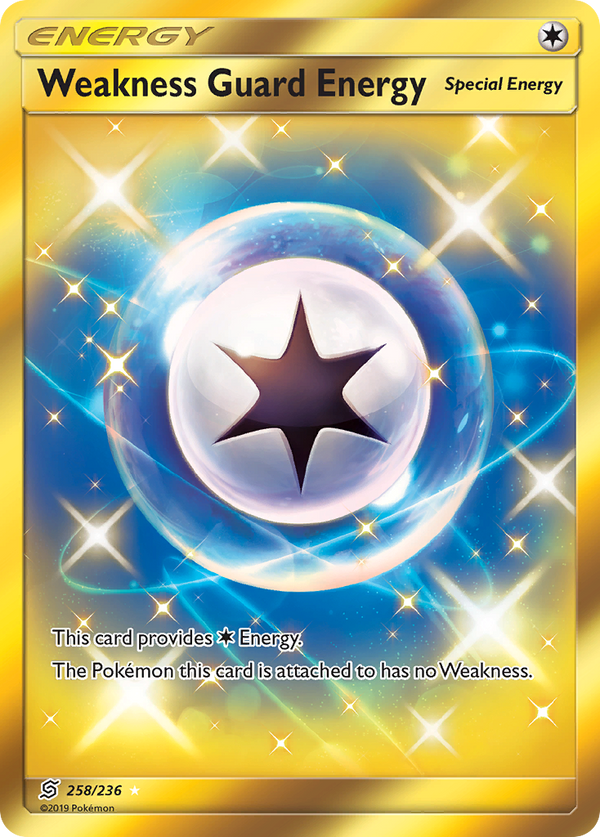 Weakness Guard Energy (258/236) [Sun & Moon: Unified Minds] - Pokémon