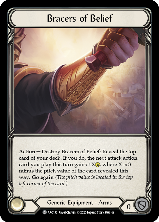 Bracers of Belief [ARC153] Unlimited Rainbow Foil