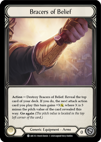 Bracers of Belief [ARC153] Unlimited Rainbow Foil