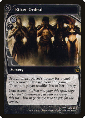 Bitter Ordeal [Future Sight] - Magic: The Gathering
