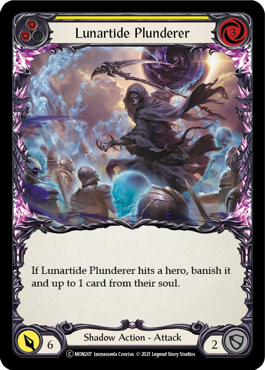 Lunartide Plunderer (Yellow) [U-MON207] Unlimited Normal - Flesh And Blood