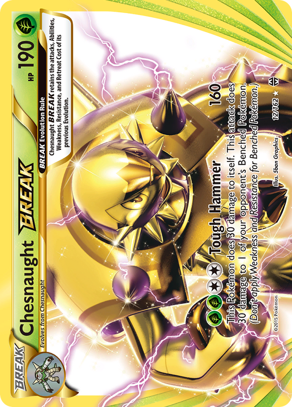 Chesnaught BREAK (12/162) [XY: BREAKthrough] - Pokémon