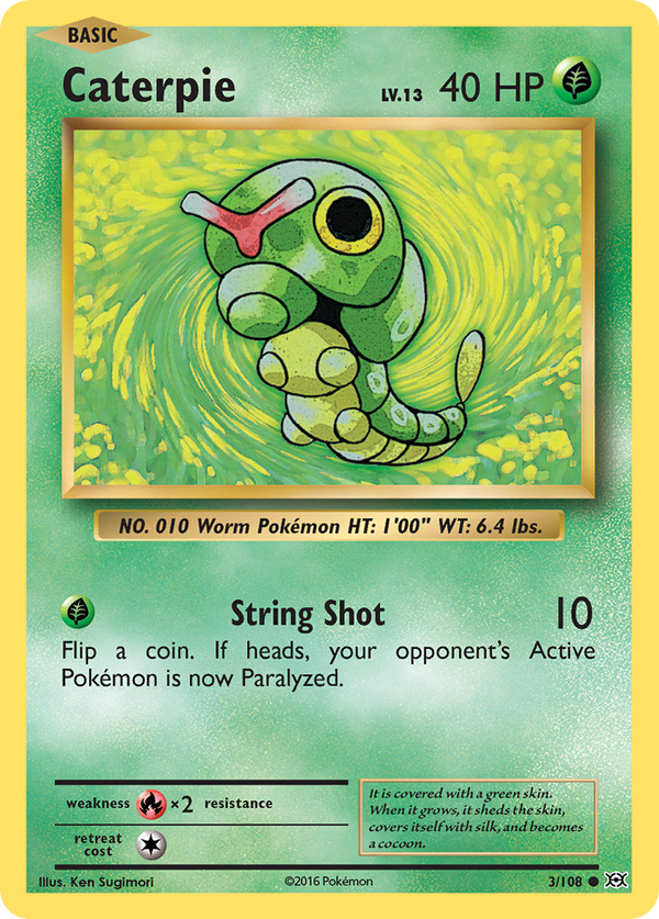 Caterpie (3/108) [XY: Evolutions] - Pokémon