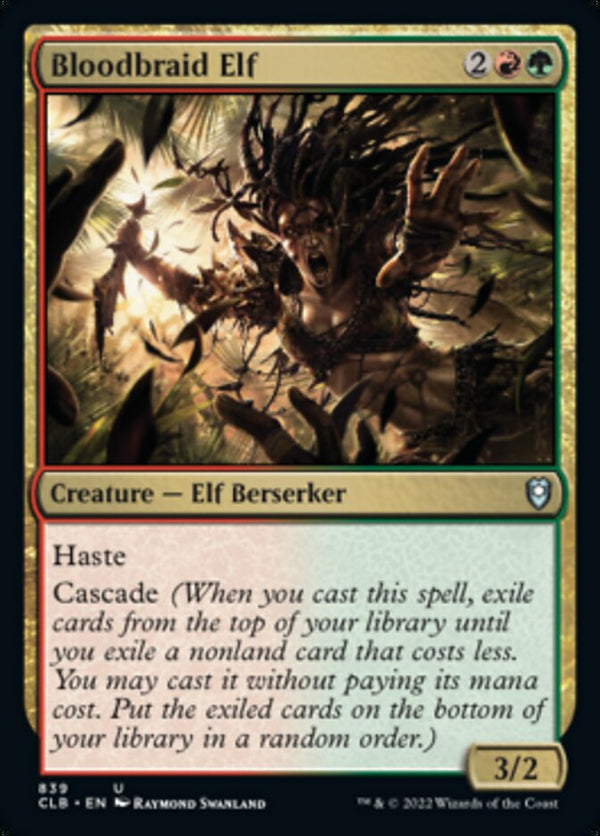 Bloodbraid Elf [Commander Legends: Battle for Baldur's Gate] - Magic: The Gathering