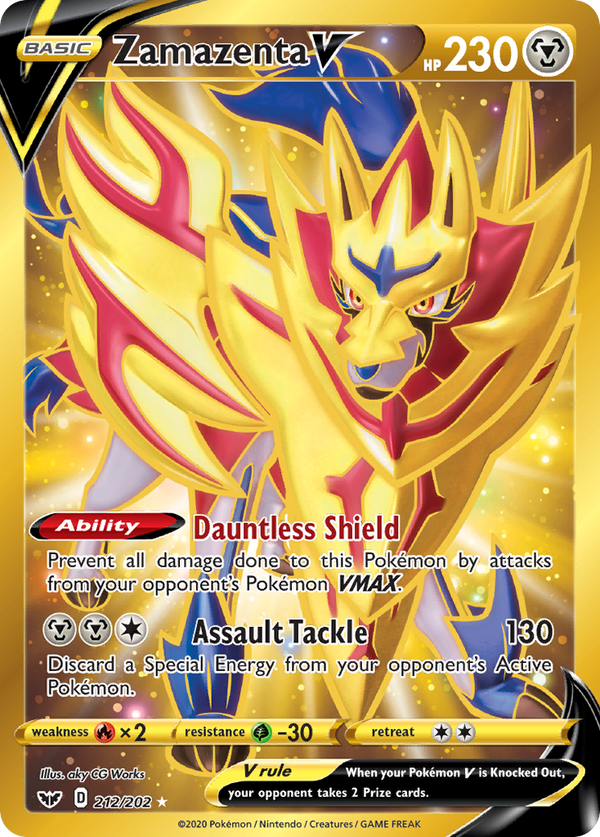 Zamazenta V (212/202) [Sword & Shield: Base Set] - Pokémon