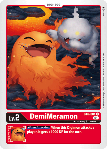 DemiMeramon [BT6-001] [Double Diamond]