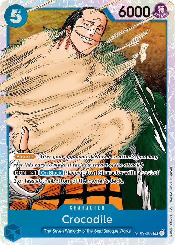 Crocodile (003) [Starter Deck: The Seven Warlords of The Sea] - Bandai