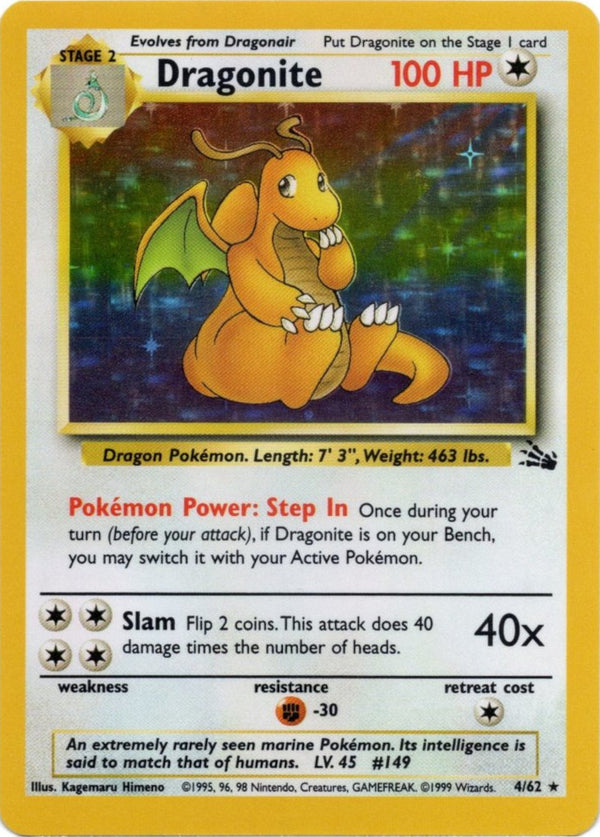 Dragonite (4/62) [Fossil Unlimited] - Pokémon