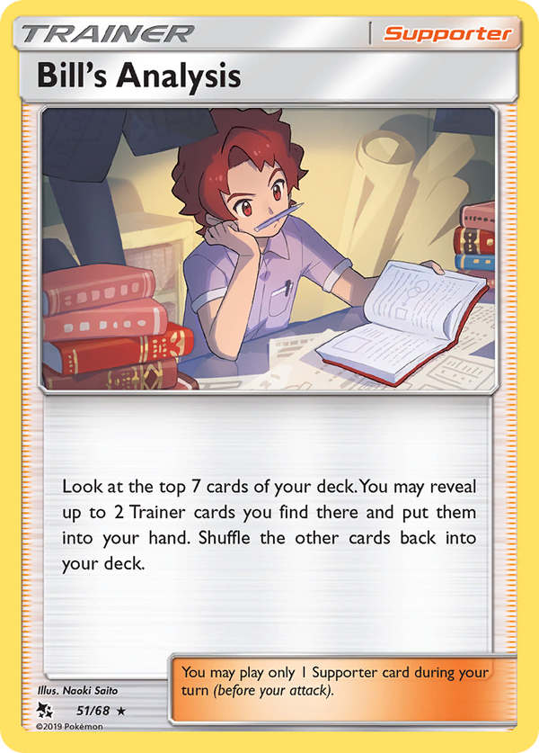 Bill's Analysis (51/68) [Sun & Moon: Hidden Fates] - Pokémon