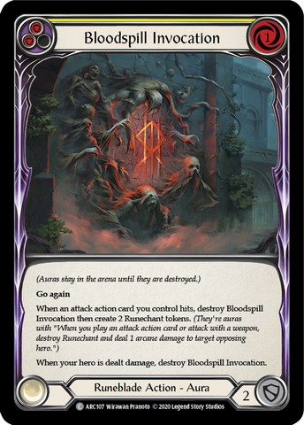 Bloodspill Invocation (Yellow) [ARC107] Unlimited Normal