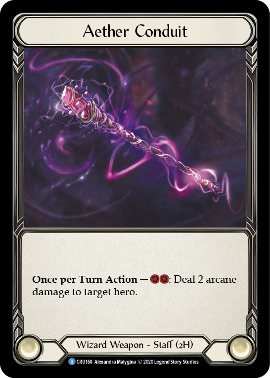 Aether Conduit [CRU160] 1st Edition Normal - Flesh And Blood