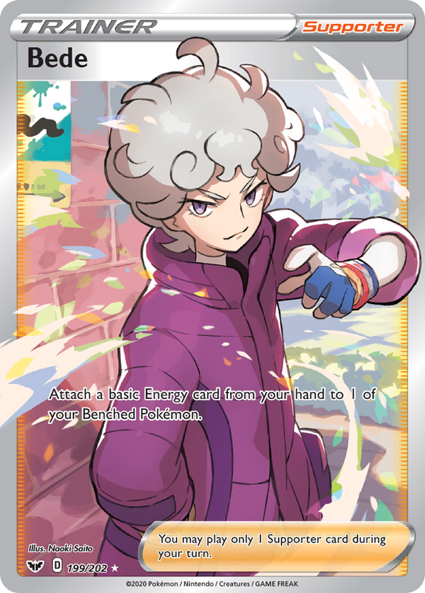 Bede (199/202) [Sword & Shield: Base Set] - Pokémon