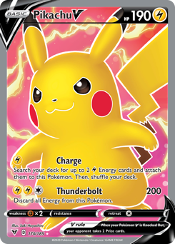 Pikachu V (170/185) [Sword & Shield: Vivid Voltage] - Pokémon