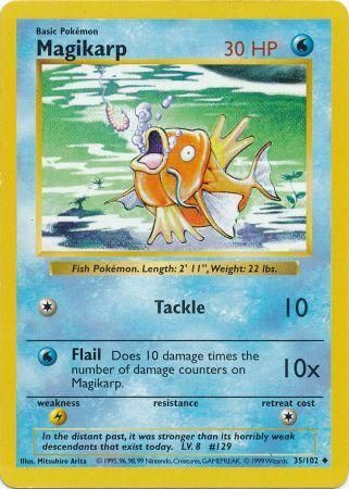 Magikarp (35/102) [Base Set Shadowless Unlimited] - Pokémon