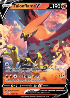 Talonflame V (029/185) [Sword & Shield: Vivid Voltage] - Pokémon