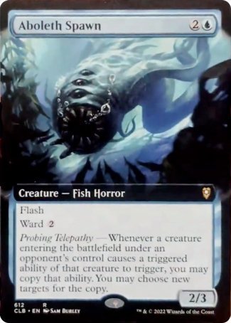 Aboleth Spawn (Extended Art) [Commander Legends: Battle for Baldur's Gate] - Magic: The Gathering