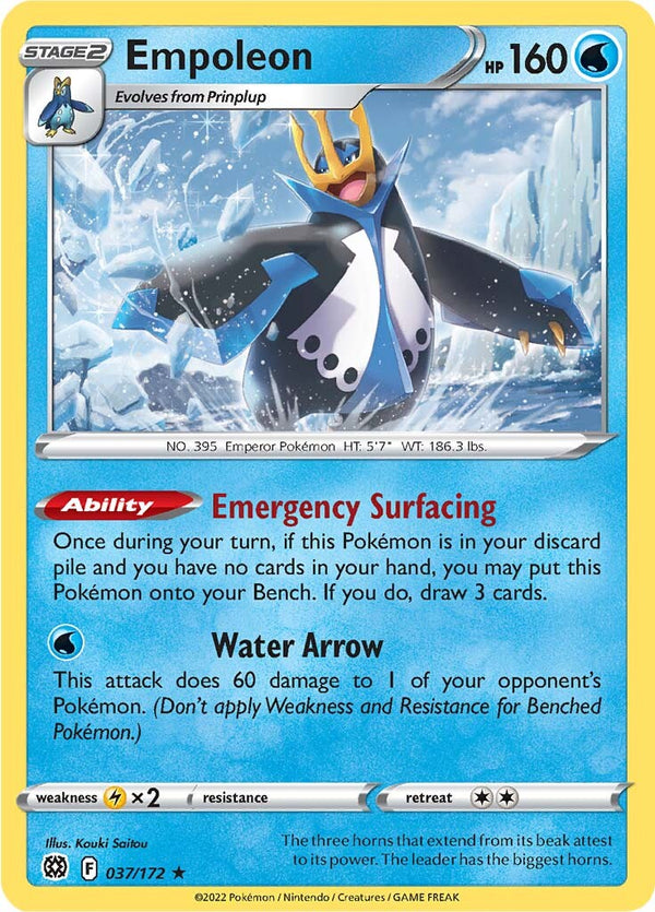 Empoleon (037/172) [Sword & Shield: Brilliant Stars] - Pokémon