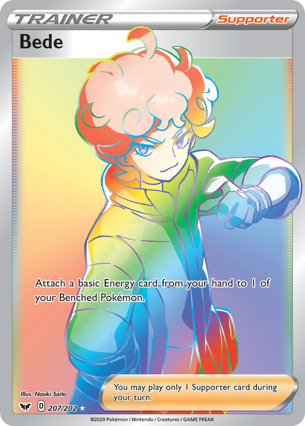 Bede (207/202) [Sword & Shield: Base Set] - Pokémon